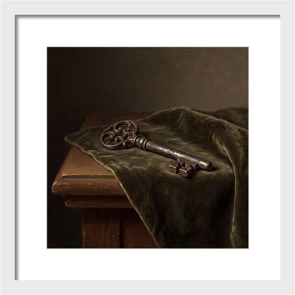 Key On Velvet Cloth