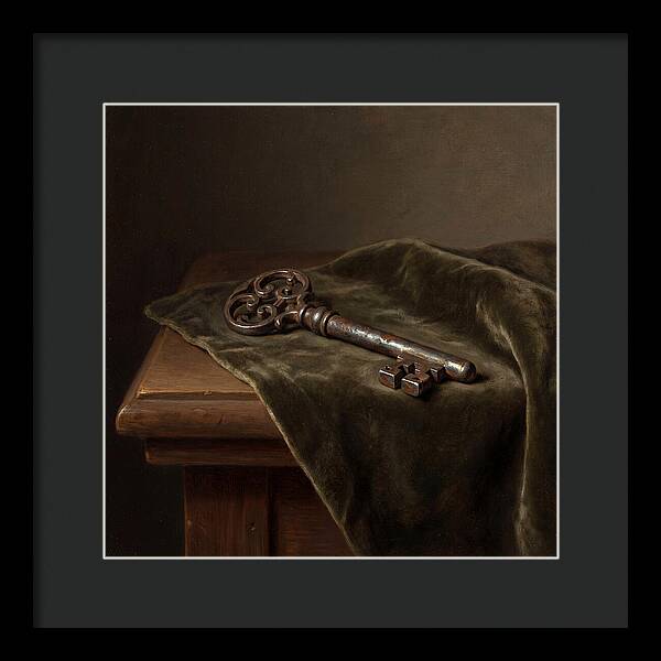 Key On Velvet Cloth