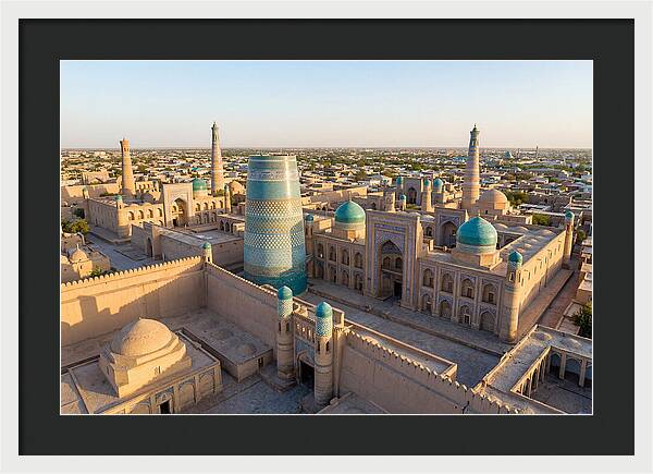 Khiva Ichon Qala At Golden Hour