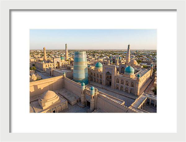 Khiva Ichon Qala At Golden Hour