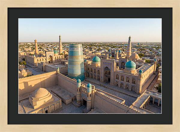 Khiva Ichon Qala At Golden Hour