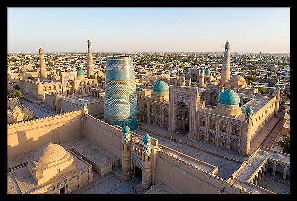 Khiva Ichon Qala At Golden Hour
