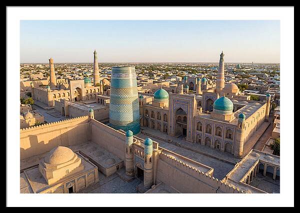 Khiva Ichon Qala At Golden Hour