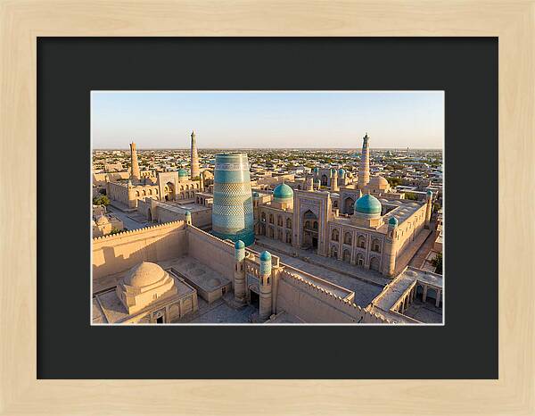 Khiva Ichon Qala At Golden Hour
