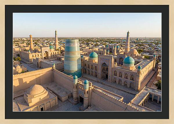 Khiva Ichon Qala At Golden Hour