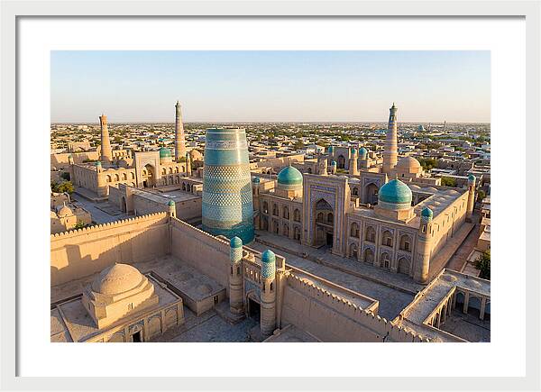 Khiva Ichon Qala At Golden Hour