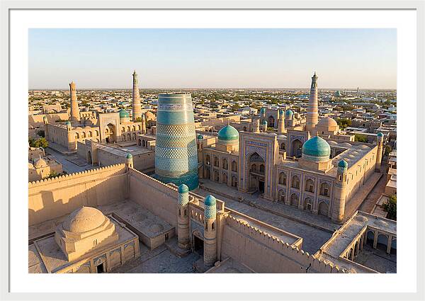 Khiva Ichon Qala At Golden Hour