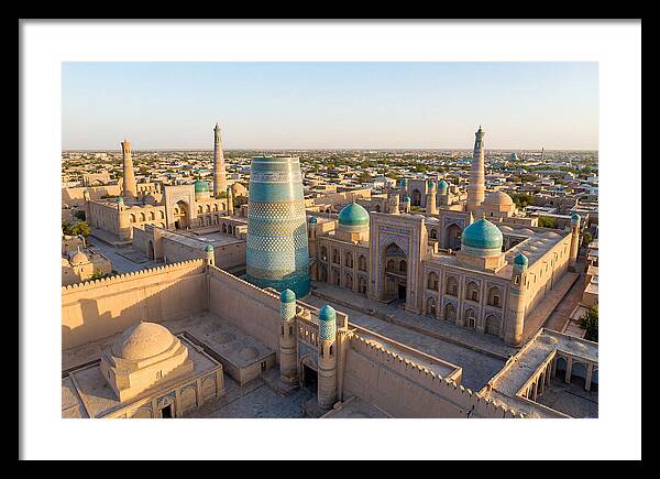 Khiva Ichon Qala At Golden Hour