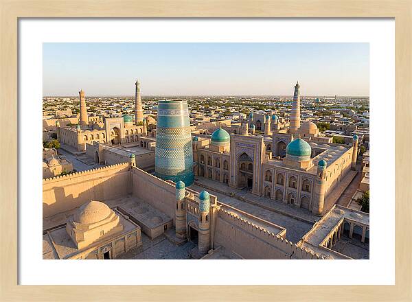 Khiva Ichon Qala At Golden Hour