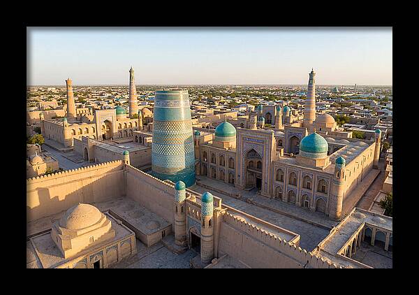 Khiva Ichon Qala At Golden Hour
