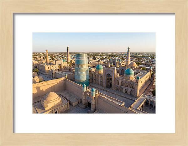 Khiva Ichon Qala At Golden Hour