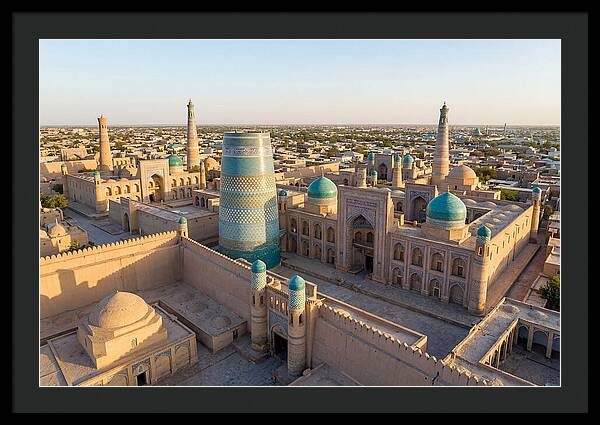 Khiva Ichon Qala At Golden Hour