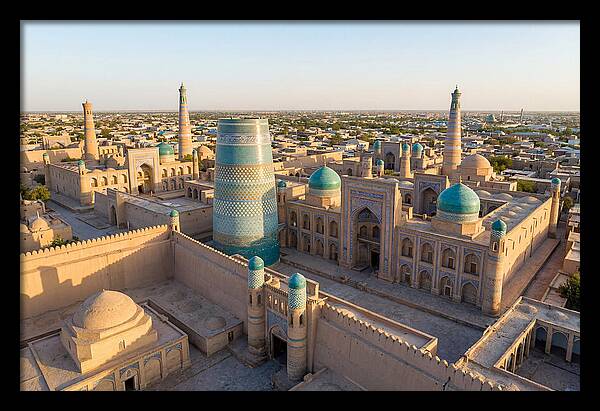 Khiva Ichon Qala At Golden Hour