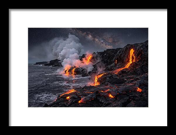 Kilauea Lava Flowing Into Pacific Ocean