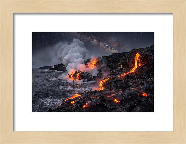 Kilauea Lava Flowing Into Pacific Ocean