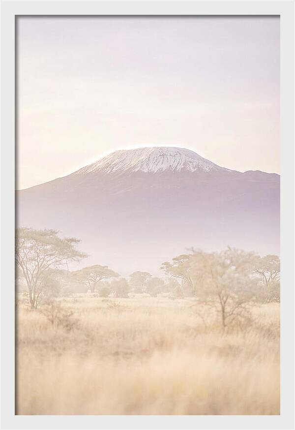 Kilimanjaro Above The Amboseli Savanna