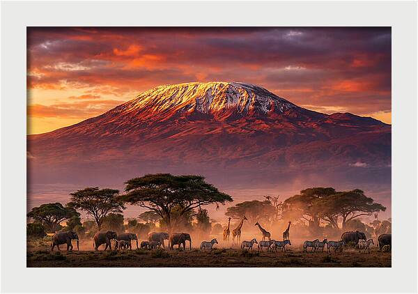 Kilimanjaro At Dusk