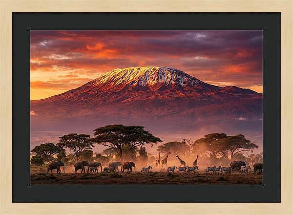 Kilimanjaro At Dusk