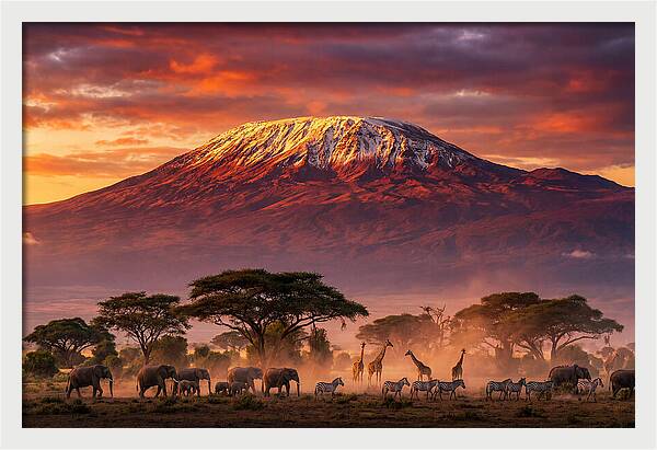 Kilimanjaro At Dusk