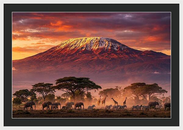 Kilimanjaro At Dusk