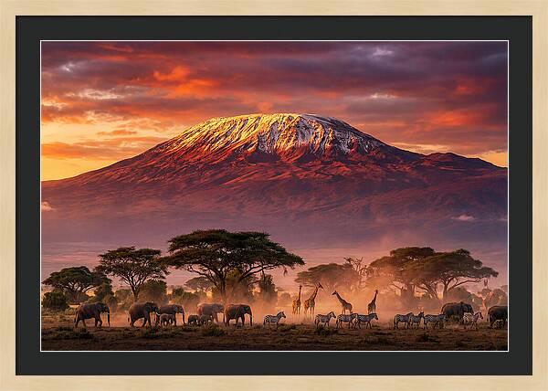 Kilimanjaro At Dusk