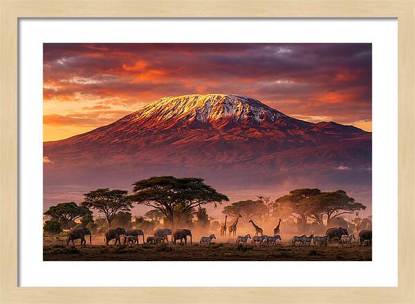 Kilimanjaro At Dusk