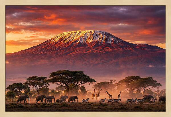 Kilimanjaro At Dusk
