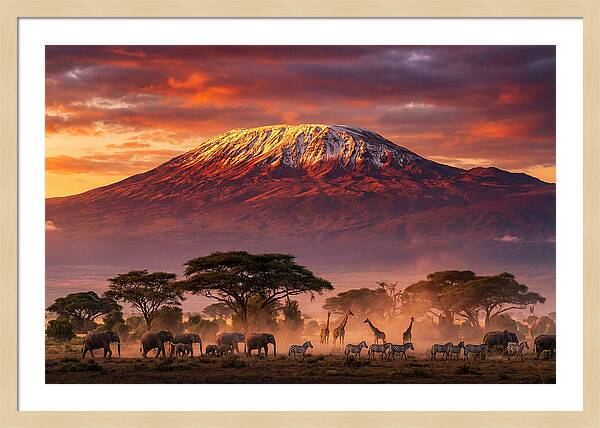 Kilimanjaro At Dusk