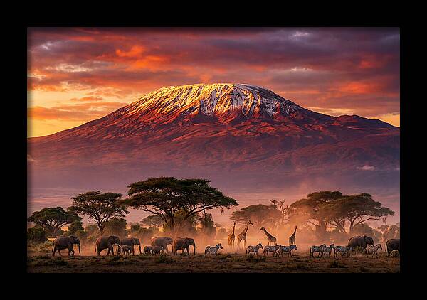 Kilimanjaro At Dusk