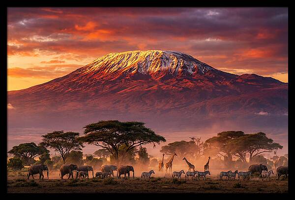 Kilimanjaro At Dusk
