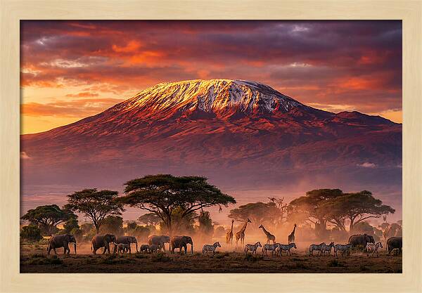 Kilimanjaro At Dusk