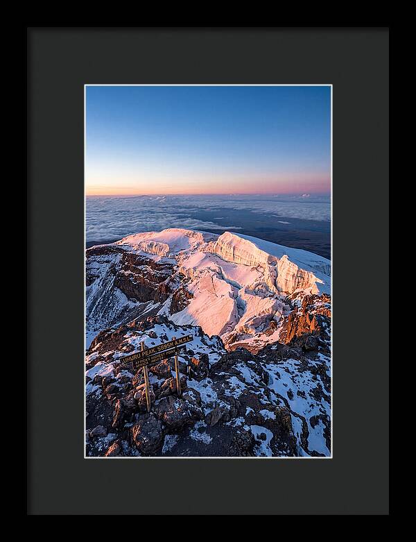 Kilimanjaro Summit Glaciers At Sunrise
