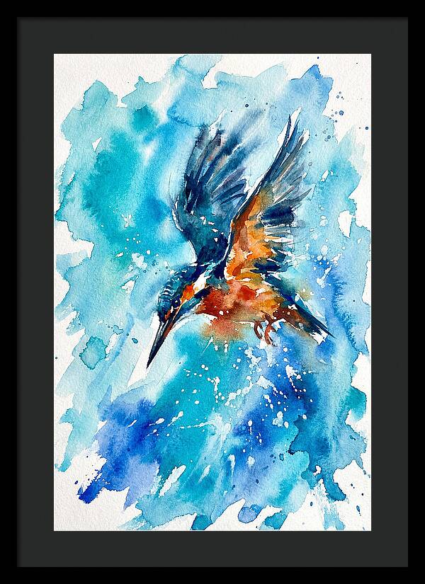 Kingfisher In Flight