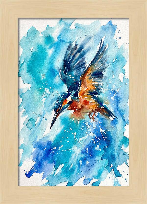 Kingfisher In Flight