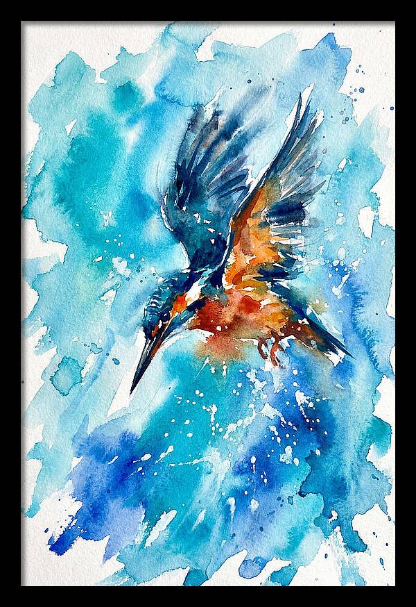Kingfisher In Flight
