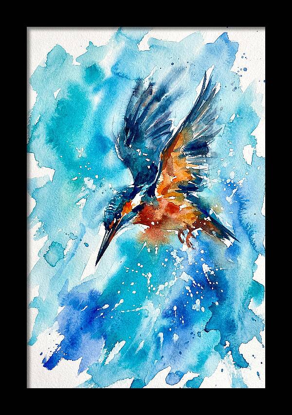 Kingfisher In Flight
