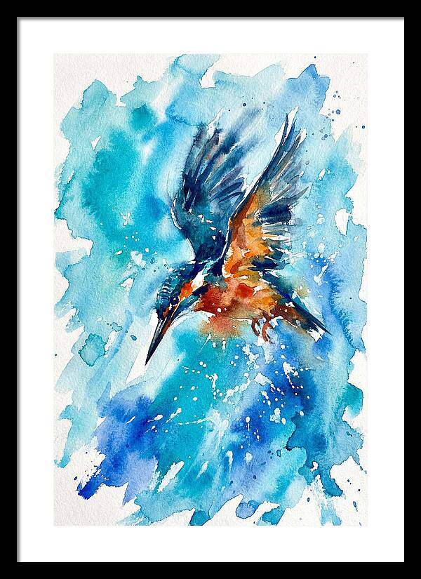 Kingfisher In Flight