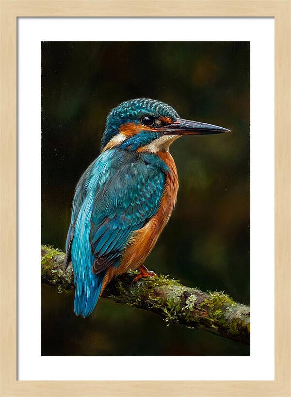 Kingfisher Perched Elegantly