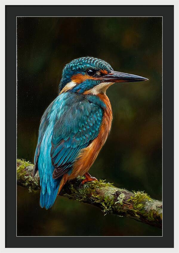 Kingfisher Perched Elegantly