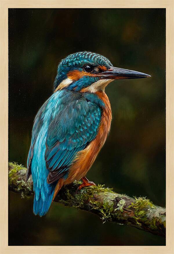 Kingfisher Perched Elegantly