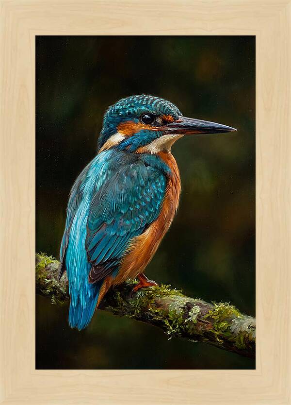 Kingfisher Perched Elegantly