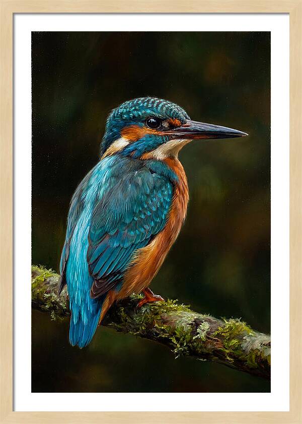 Kingfisher Perched Elegantly