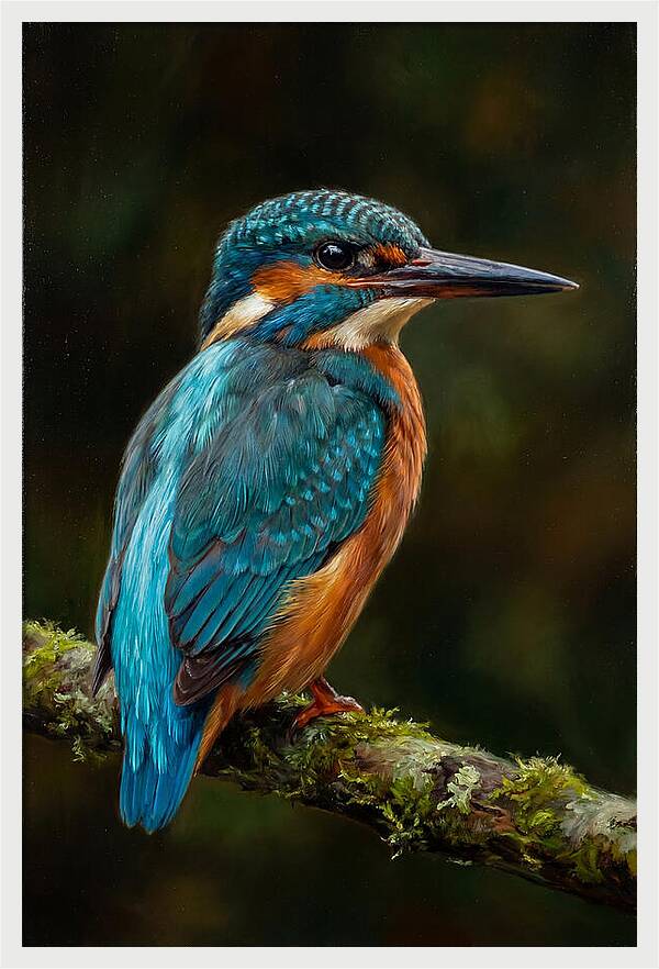 Kingfisher Perched Elegantly