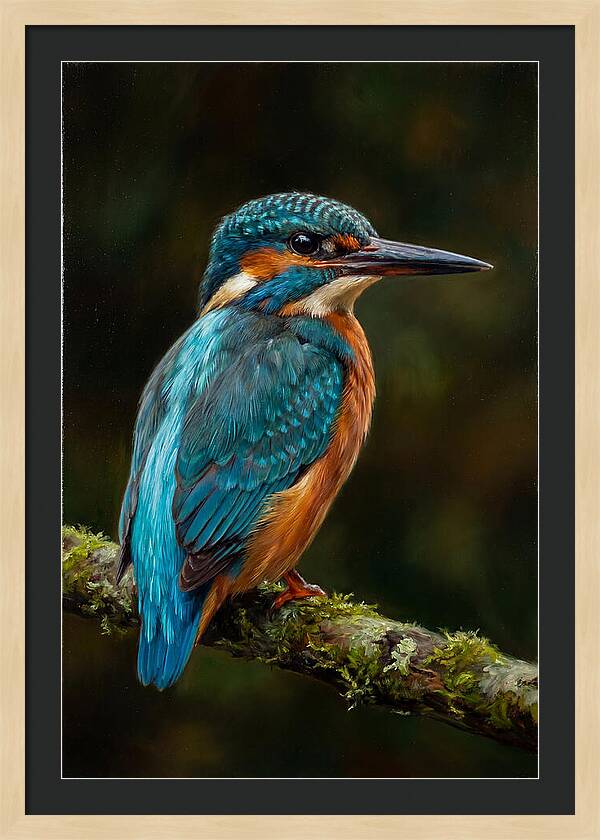 Kingfisher Perched Elegantly