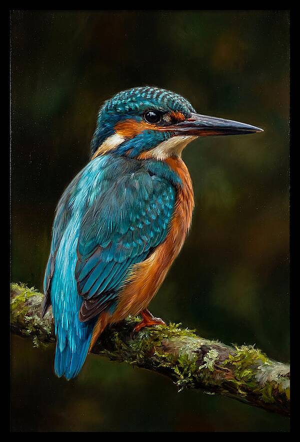 Kingfisher Perched Elegantly