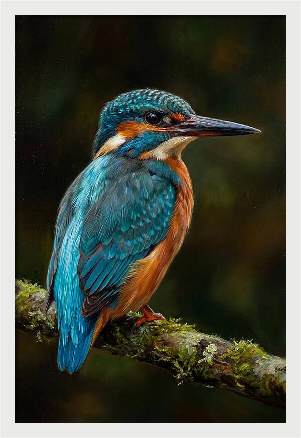 Kingfisher Perched Elegantly