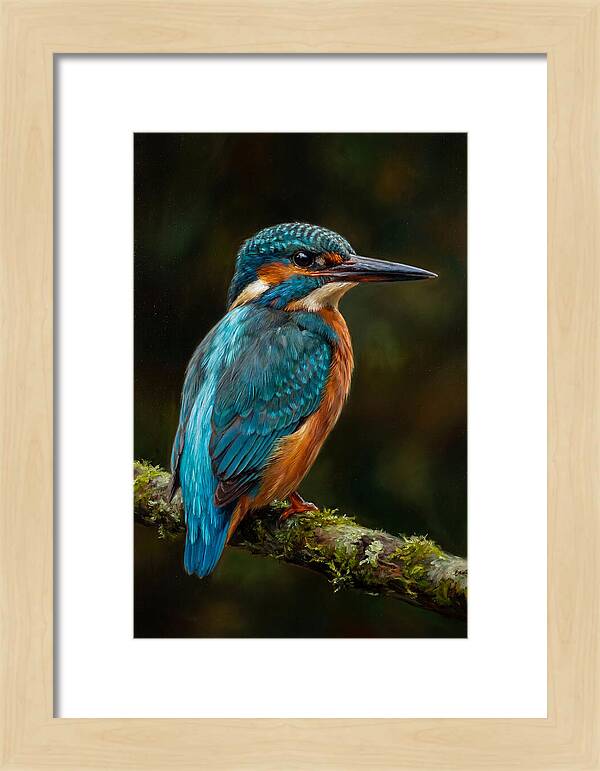 Kingfisher Perched Elegantly