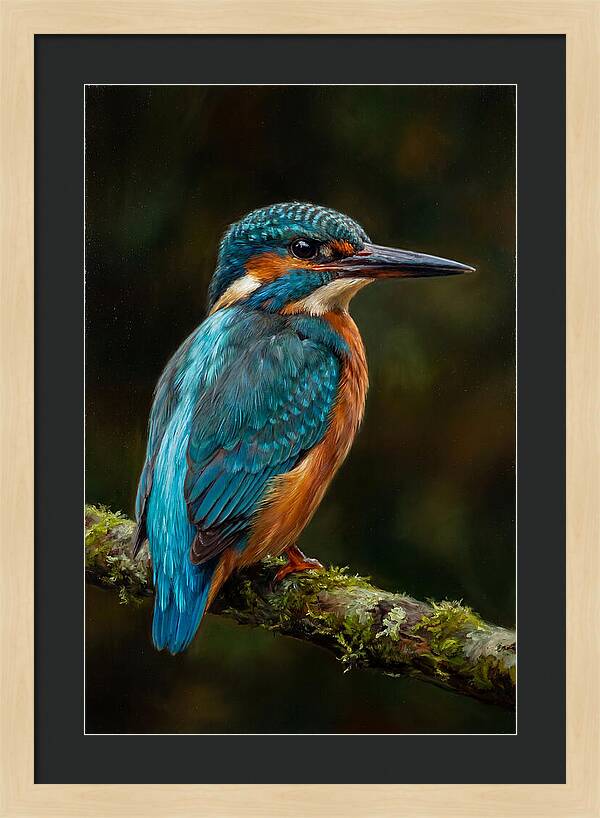 Kingfisher Perched Elegantly