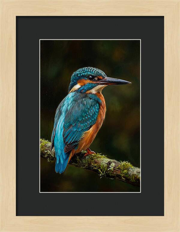 Kingfisher Perched Elegantly