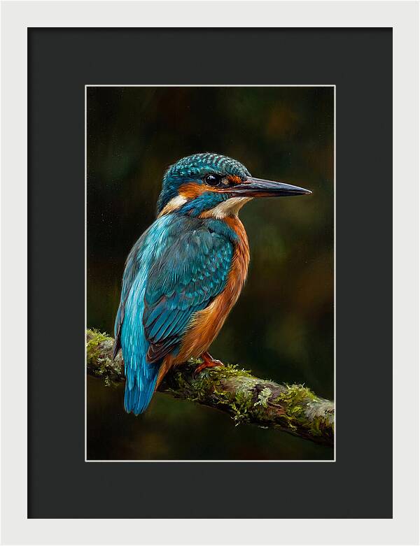 Kingfisher Perched Elegantly